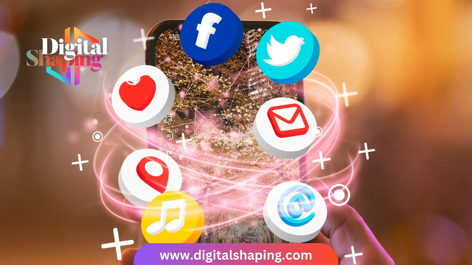 Showing Social Media Platforms